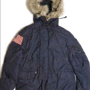 Authentic Navy Ralph Lauren Snorkel Parka